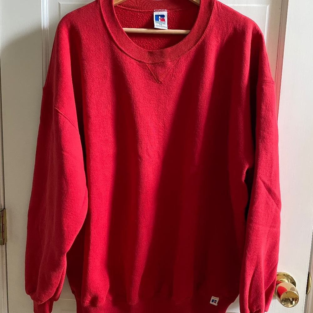 90s Russell Athletic blank crewneck sweatshirt